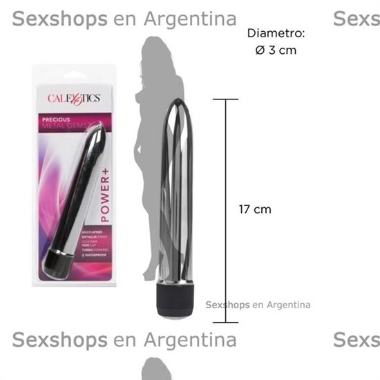 Vibrador rigido Metal Gems